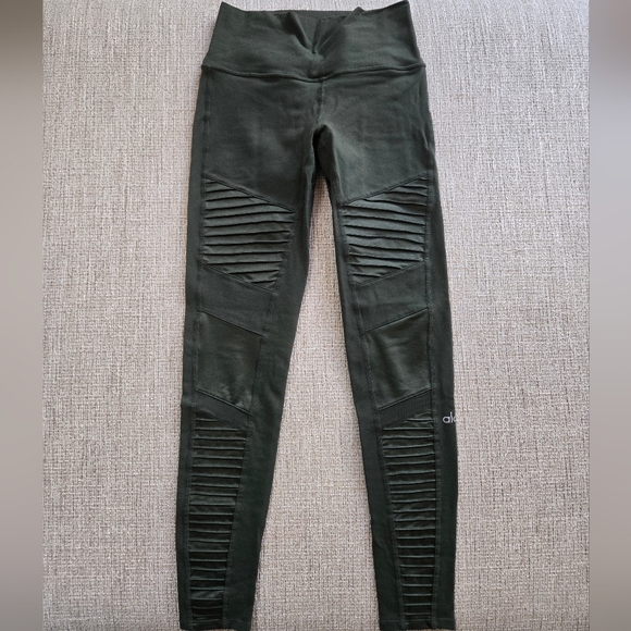 ALO Yoga Moto High Waist Leggings - Picture 4 of 10